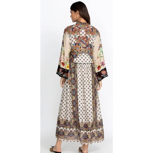 Jhonny Was TIERRA ZONIA DRESS 100% silk - Picture 2 of 16